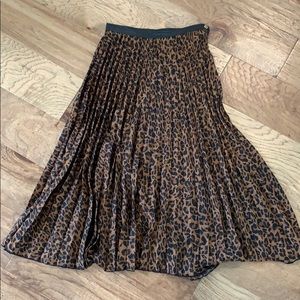 Zara Leopard Skirt